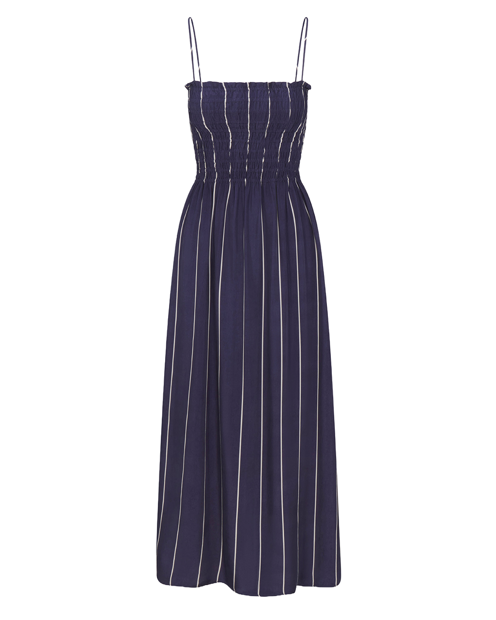 Cabana Maxi Dress - Holiday Stripe: Varsity / Coconut
